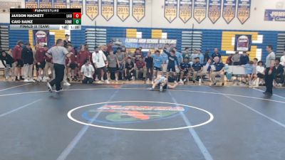 106 lbs Finals (8 Team) - Caio Sainz, Somerset vs Jaxson Hackett, Lake Gibson