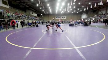 100 lbs Champ. Round 1 - Lilly Breeden, Liberty vs Kalia Morris, Harrah