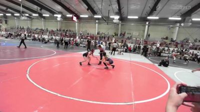 101 lbs 3rd Place - Leah Pintor, Alamosa vs Isabella Maes, WLV JR Wrestling