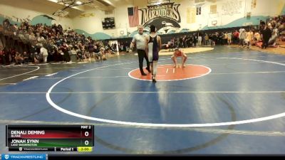 126 lbs Quarterfinal - Jonah Synn, Lake Washington vs Denali Deming, Blaine