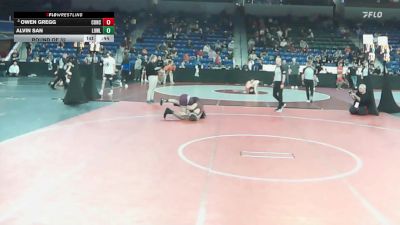 132 lbs Round Of 32 - Owen Gregg, Concord vs Alvin San, Lowell