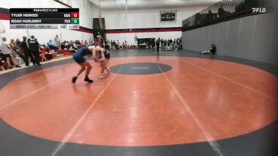 150-151 lbs Round 3 - Noah Hurlbert, Pine Creek vs Tyler Henkes, Ralston Valley