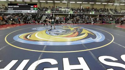 132 lbs 3rd Place - Isaac Quiles, East Hartford vs Kai Ly, Minnechaug