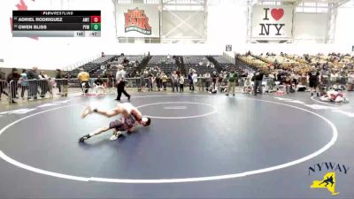 101 lbs Cons. Round 2 - Adriel Rodriguez, Amsterdam Wrestling Team vs Owen Bliss, Pioneer Youth Wrestling