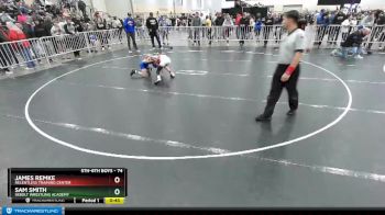 74 lbs Cons. Round 4 - James Remke, Relentless Training Center vs Sam Smith, Sebolt Wrestling Academy