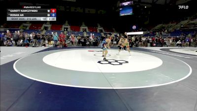 215 lbs Cons. Sub-quarters - Garett Kawczynski, WI vs Ronan An, GA
