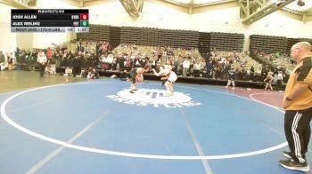 172-H lbs Round Of 16 - Josh Allen, Bay Brawlers vs Alex Reiling, Pennsbury Falcons