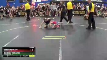 49 lbs Round 3 (6 Team) - Blakely Richards, Team Gotcha vs Landyn Schadt, Iowa Elite