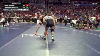 3A-215 lbs Champ. Round 2 - Brandon Bogseth, Ankeny Centennial vs Nick Milburn, Newton
