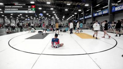 90 lbs Rr Rnd 3 - Colton Louderback, Mat Warriors Yellow vs Conor Boesch, Shore Thing Beach