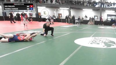120 lbs Consi Of 8 #1 - Ava Phillips, East Islip vs Ysabela Vargas, Niskayuna-schenectady