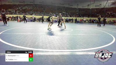 119 lbs Consi Of 8 #2 - Tyce Thompson, Piedmont vs Kaden Fields, D3 Wrestling Cluib