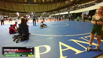 72 lbs Cons. Round 3 - Abel Bentley, New Kent Youth Wrestling vs Maddex Gillispie, Bull Island Grappling