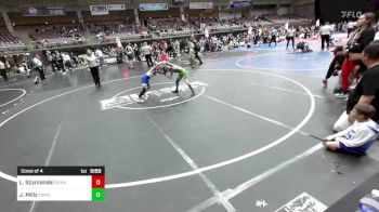 70 lbs Consi Of 4 - Lucas Szymanski, Grandview Wolves WC vs Johnathan Millz, Pomona Elite