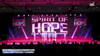 Maryland Twisters - Thunder [2026 L1 Junior - Flex Day 1] 2026 Spirit of Hope Grand Nationals