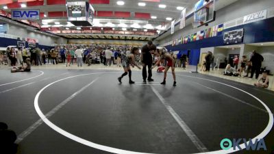 70 lbs Consi Of 4 - River Newton, Plainview Youth Wrestling Club vs Lorenzo Hernandez, Lone Grove Takedown Club