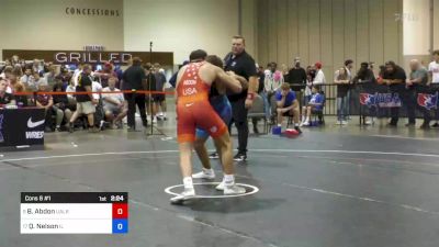 82 kg Cons 8 #1 - Brendon Abdon, University Of Arkansas At Little Rock vs Quinlan Nelson, Illinois