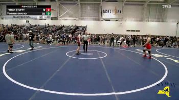 128 lbs Quarterfinal - Derek Gratto, Club Not Listed vs Ryan Stufft, Fulton Wrestling