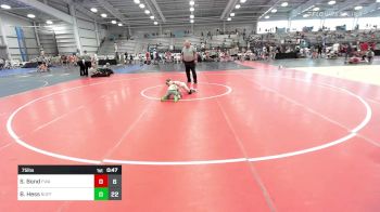 75 lbs Rr Rnd 3 - Sully Bond, Felix Wrestling Academy vs Blake Hess, Buffalo Valley Gold