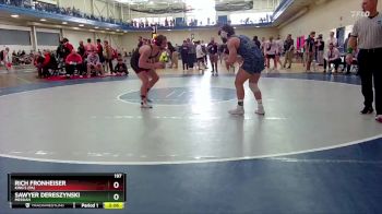 197 lbs Cons. Round 3 - Rich Fronheiser, King`s (PA) vs Sawyer Dereszynski, Messiah