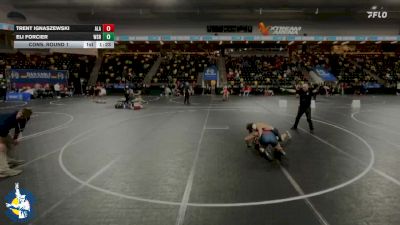 175 lbs Cons. Round 1 - Trent Ignaszewski, Albert Lea Area vs Eli Forcier, Waverly-Shell Rock