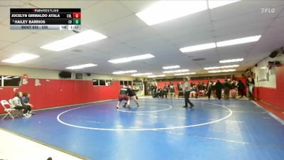 235 lbs Champ. Round 2 - JOCELYN GRIMALDO AYALA, Colony vs Hailey Barrios, Citrus Valley