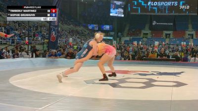 145 lbs Champ. Rd Of 16 - Timberly Martinez, CO vs Sophie Grunhuvd, ME
