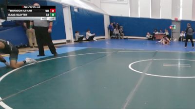 126 lbs Champ. Round 2 - Brandon Cynar, Western Branch vs Isaac Slayter, St John Paul The Great