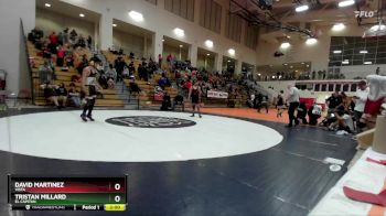 190 lbs Quarterfinal - David Martinez, Vista vs Tristan Millard, El Capitan