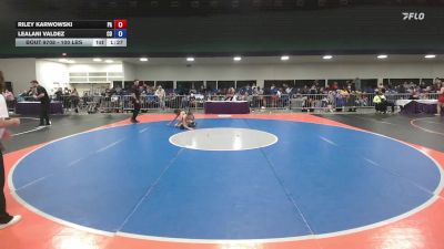 100 lbs Consi Of 4 - Riley Karwowski, PA vs Lealani Valdez, CO