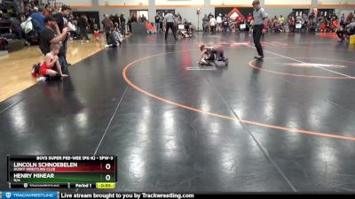 SPW-3 lbs Quarterfinal - Lincoln Schnoebelen, Husky Wrestling Club vs Henry Minear, N/A