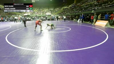 134 lbs Consi Of 16 #2 - Nick Clark, Centennial vs Daniel Baker, Reedley