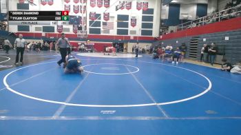 215 lbs 3rd Place - Ayden Kun, Burrell vs Ty Blasko, Derry Area