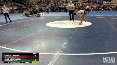 136 lbs Semis & 1st Wrestleback - Shylo Bjerklie, E4-Napoleon G-S vs Khendra Garcia, E2-Carrington