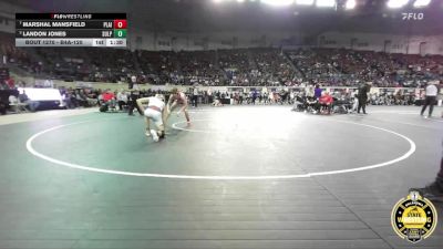 B4A-120 lbs Cons. Round 1 - Landon Jones, Sulphur vs Marshal Mansfield, Plainview