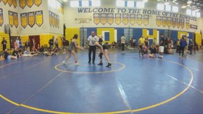 115 lbs Cons. Round 5 - Khloe White, Unattached vs Teagen Smith, Camden Outsiders