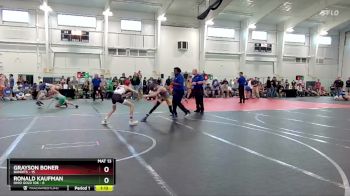 88 lbs Round 6 (10 Team) - Ronald Kaufman, Ohio Gold 10K vs Grayson Boner, Bandits