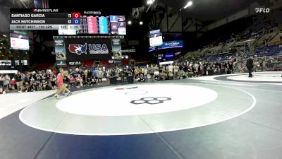126 lbs Cons. Rd Of 64 - Santiago Garcia, TX vs Jack Hutchinson, KS