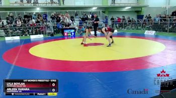 57kg Champ. Round 1 - Lyla Boylan, Cowichan Valley WC vs Arleen Marara, Independent WC