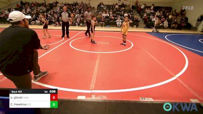 67 lbs Rr Rnd 1 - Seth Glover, Vian Wrestling Club vs Creed Hawkins, Sallisaw Takedown Club