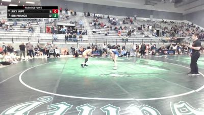 U20 Women - 62 lbs Quarters - Lilly Luft, IA vs Isis France, AZ