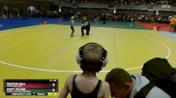 45 lbs Cons. Round 2 - Maxton Ball, Austin Mat Club vs Ryatt Picard, Dassel-Cokato-Litchfield
