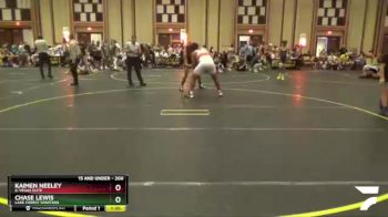 200 lbs Cons. Round 1 - Chase Lewis, Lake Forest Spartans vs Kaimen Neeley, K-Vegas Elite