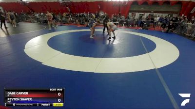 170 lbs Cons. Round 4 - Gabe Carver, IA vs Peyton Shaver, MO