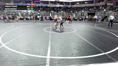 85 lbs Consi Of 8 #2 - Finnley Purvis, Mascoutah vs Jestin Rosson, Vian