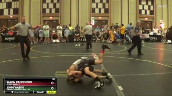 65 lbs Round 1 (6 Team) - Jaxon Candeloro, SVRWC Gold vs John Wasko, Armory Athletics Red