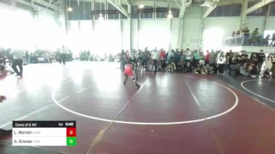 73 lbs Consi Of 8 #2 - Liam Roman, Lawc vs A'rez Brewer, Chain Gang