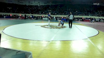 128 lbs Consi Of 16 #2 - Mackenzie Gourley, Little Axe Girls vs Bailey Elmore, Bethel