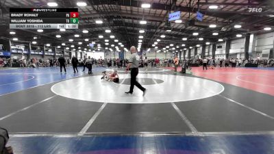 113 lbs Round Of 128 - Brady Rohaly, PA vs WIlliam Yoshida, TX