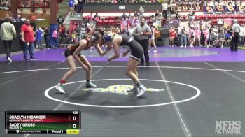 120 lbs Cons. Round 1 - Sadey Gross, Holton HS vs Shaelyn Nibarger, Altamont-Labette County